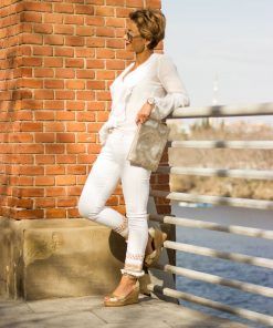 Alternative view of Alpargata con cuña Martinica Platino