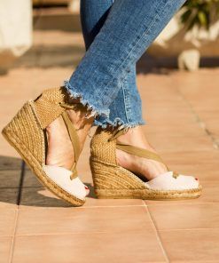 Alpargata con cuña Manuela Nude