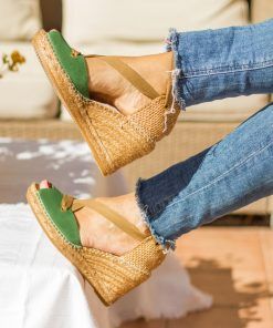 Alternative view of Alpargata con cuña Manuela Encina