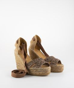 Alternative view of Alpargata con cuña Carmen Marrón