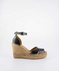 Alpargata con cuña Martinica Negro