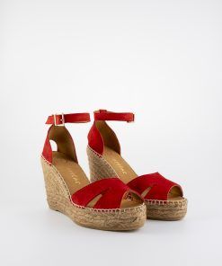 Alternative view of Alpargata con cuña Martinica Rojo