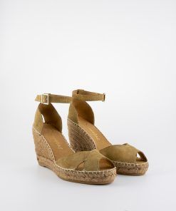 Alternative view of Sandalia con cuña Carolina Kaki