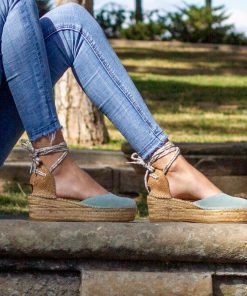 Alternative view of Alpargata con cuña Carla Caribe.