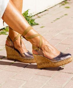 Alpargata con cuña María Cobre.