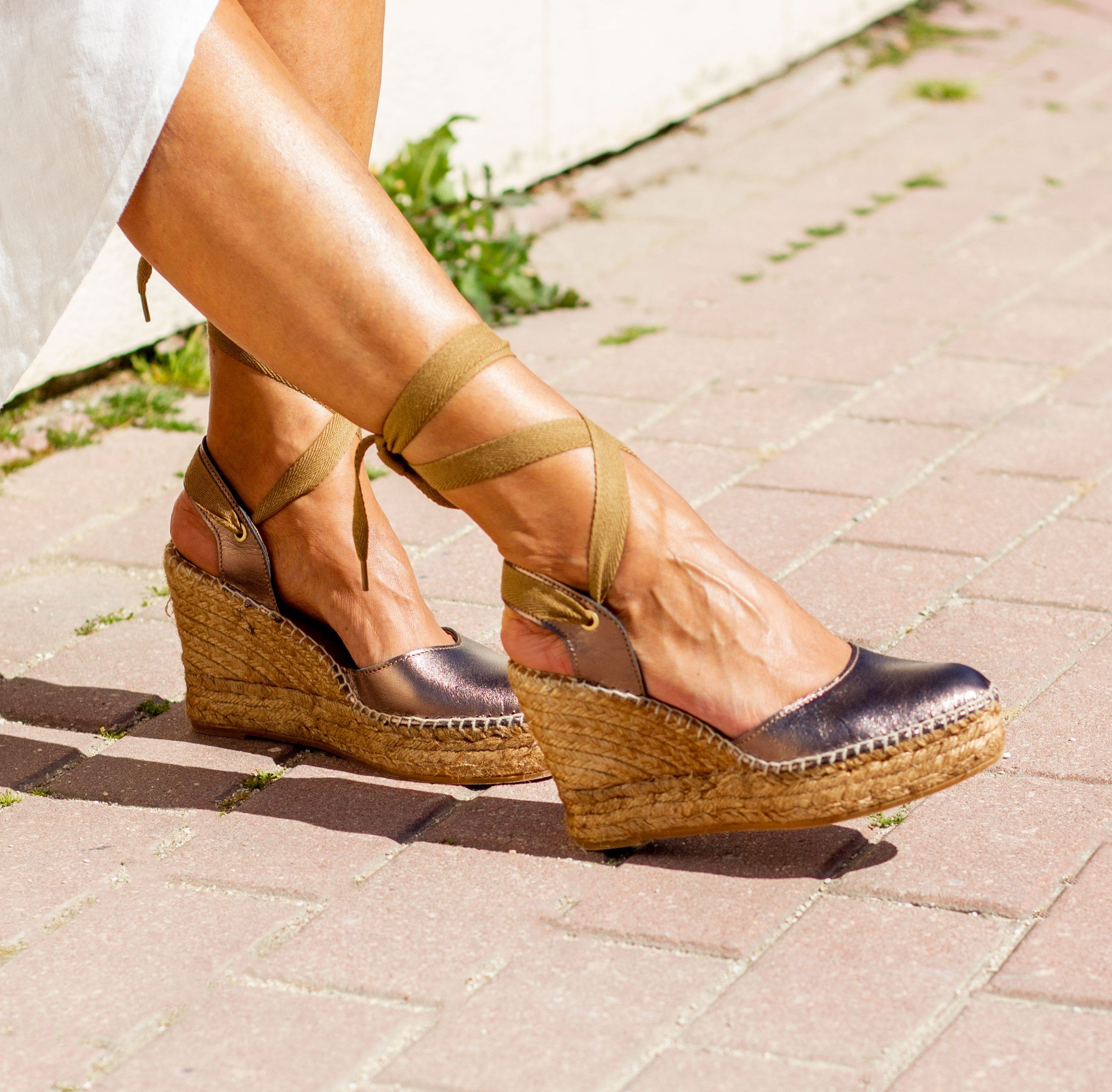 Alpargata con cuña María Cobre.