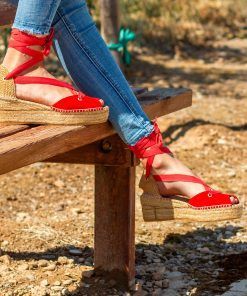 Alternative view of Alpargata con cuña Sofía Fuego.