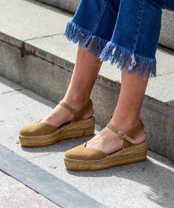 Alternative view of Alpargata con cuña Julia Mushroom.