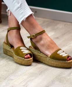 Alternative view of Alpargata con cuña Anabel Kaki.