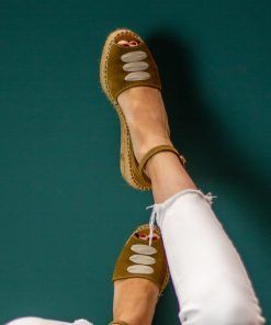 Alpargata con cuña Anabel Kaki.