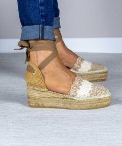 Alternative view of Alpargata con cuña Mariela Beig.