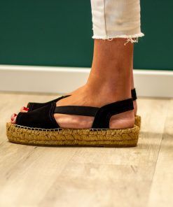 Alpargata con plataforma Patricia Negro.