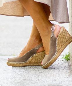 Alpargata con cuña Leonor Piedra.