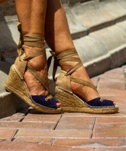 Alpargata con cuña Manuela Marino.