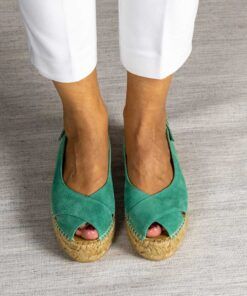 Alternative view of Alpargata con plataforma Elena Acuario.