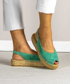 Alpargata con plataforma Elena Acuario.