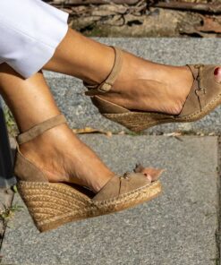 Alternative view of Alpargata con cuña Estribo Mushroom.