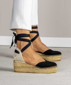 Alpargata con cuña Julia NegraTM.