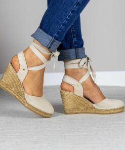 Alpargata con cuña New Luna Beig.