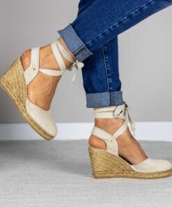 Alternative view of Alpargata con cuña New Luna Beig.