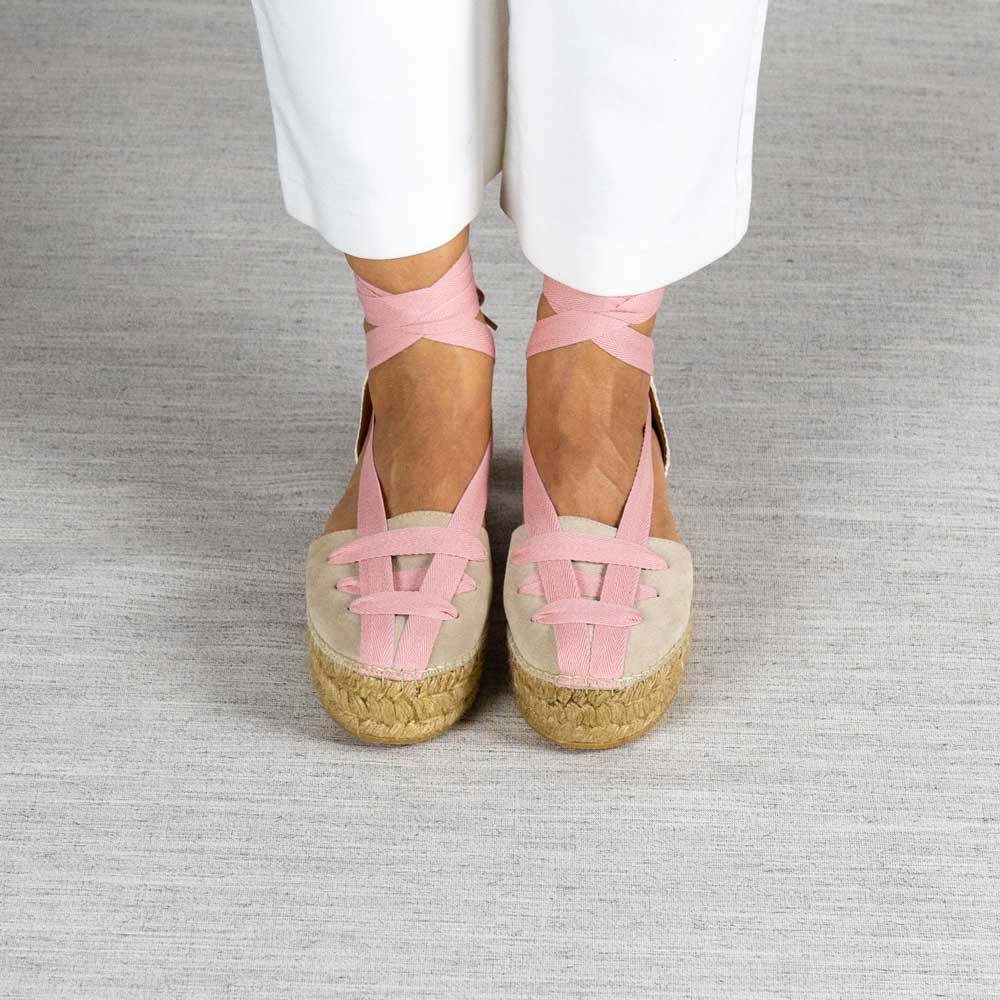 Alpargata con plataforma Sandra Rosa .
