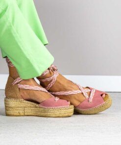 Alternative view of Alpargata con cuña Sofía Rosa New.