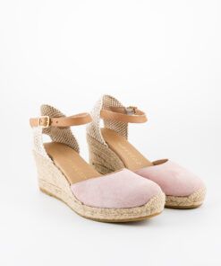 Alternative view of Alpargata Valenciana 5C Rosa.