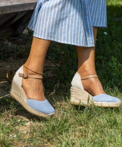 Alpargata Valenciana 5C Azul.