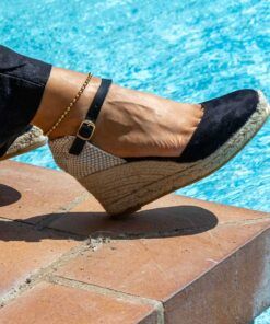 Alpargata Valenciana 5C Negra.