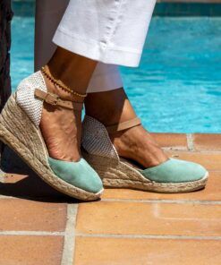 Alternative view of Alpargata Valenciana 5C Verde.