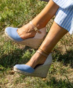 Alternative view of Alpargata Valenciana 7C Azul.