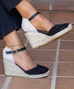 Alternative view of Alpargata Valenciana 7C Negra.