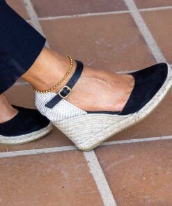 Alpargata Valenciana 7C Negra.