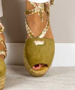 Alternative view of Alpargata con plataforma Victora Kaki.